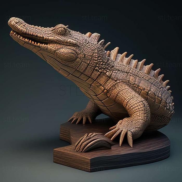 3D модель Крокодиловый антропофаг (STL)